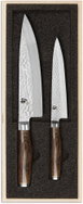 KAI Shun Premier TM set of 2 knives (TDM-1701, TDM-1706), wooden box - Knife Set