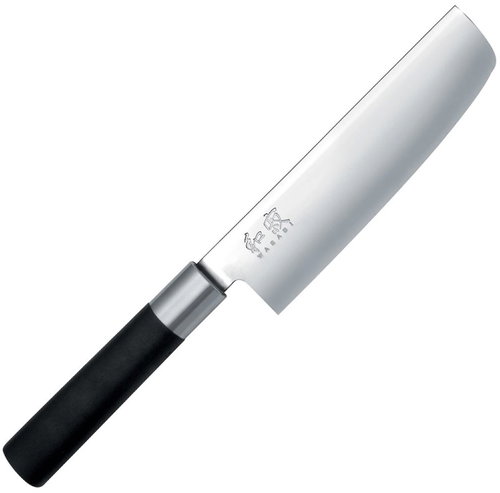 Kai Wasabi Black Nakiri kitchen knife 16.5cm - Kitchen Knife - Main image
