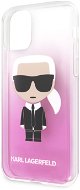 Karl Lagerfeld Ikonik pre iPhone 11 Pink - Kryt na mobil