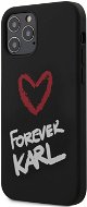 Karl Lagerfeld Forever pre Apple iPhone 12/12 Pro Black - Kryt na mobil