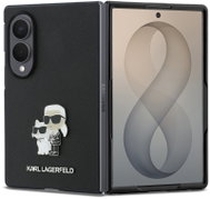 Karl Lagerfeld PU Saffiano Karl and Choupette for the Samsung Galaxy Z Fold 8 – Black - Protective Case
