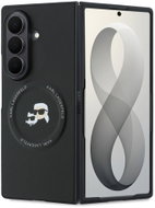 Karl Lagerfeld PU Karl and Choupette Heads Magnetic for Samsung Galaxy Z Fold 8 Ultra Black - Protective Case