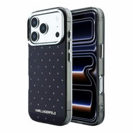 Karl Lagerfeld IML Rhinestones Allover pro iPhone 18 Pro Max Black - Protective Case
