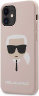 Karl Lagerfeld Head for Apple iPhone 12 Mini, Light Pink - Phone Cover