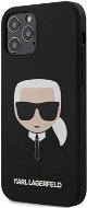 Karl Lagerfeld Head Apple iPhone 12/12 Pro fekete tok - Telefon tok