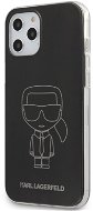 Karl Lagerfeld PC/TPU Metallic Iconic pre Apple iPhone 12 Pro Max Black - Kryt na mobil