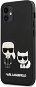 Karl Lagerfeld PU Karl & Choupette für Apple iPhone 12 Mini Black - Handyhülle