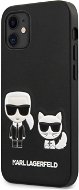 Karl Lagerfeld PU Karl &Choupette for Apple iPhone 12 Mini, Black - Phone Cover