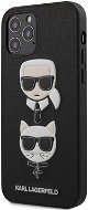 Karl Lagerfeld Saffiano K&C Heads pre Apple iPhone 12/12 Pro Black - Kryt na mobil