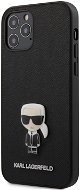 Karl Lagerfeld Saffiano Iconic Apple iPhone 12/12 Pro Black - Telefon tok