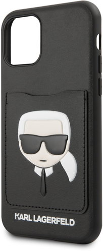 Karl Lagerfeld CardSlot for iPhone 11 Pro Max, Black - Phone Cover - Main image