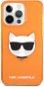 Karl Lagerfeld TPU Choupette Head Cover for Apple iPhone 13 Pro Fluo Orange - Phone Cover