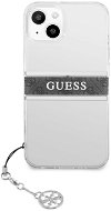 Guess PC/TPU 4G Grey Stripe Back Cover für Apple iPhone 13 mini Transparent - Handyhülle