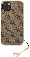 Guess 4G Charms Back Cover für Apple iPhone 13 Braun - Handyhülle