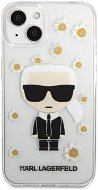 Karl Lagerfeld Ikonik Flower Cover for iPhone 13 mini Transparent - Phone Cover