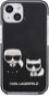 Karl Lagerfeld TPE Karl and Choupette Tok az iPhone 13 készülékhez Black - Telefon tok