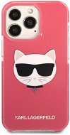 Karl Lagerfeld TPE Choupette Head Cover for iPhone 13 Pro Max Fuchsia - Phone Cover