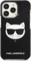 Karl Lagerfeld TPE Choupette Head Tok az iPhone 13 Pro Max készülékhez Black - Telefon tok