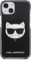 Karl Lagerfeld TPE Choupette Head Tok az iPhone 13 készülékhez Black - Telefon tok