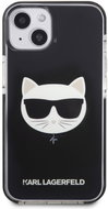 Karl Lagerfeld TPE Choupette Head Cover for iPhone 13 mini Black - Phone Cover