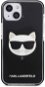 Karl Lagerfeld TPE Choupette Head Tok az iPhone 13 mini készülékhez Black - Telefon tok