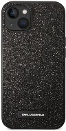 Karl Lagerfeld Glitter Plague Back Cover for iPhone 14 Plus Black - Phone Cover