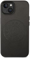 Karl Lagerfeld PU Leather Perforated Logo hátlapi tok iPhone 14 Black - Telefon tok
