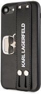 Karl Lagerfeld Kopfhandschlaufe für iPhone 7/8 schwarz - Handyhülle