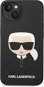 Karl Lagerfeld MagSafe Kompatibilný Kryt Liquid Silicone Karl Head na iPhone 14 Plus Black - Kryt na mobil