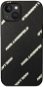 Karl Lagerfeld PU genarbtem Leder Logomania zurück Abdeckung für iPhone 14 Schwarz - Handyhülle
