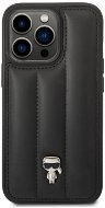 Karl Lagerfeld Quilted Puffy Ikonik Logo hátlap iPhone 14 Pro Max Black készülékhez - Telefon tok