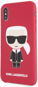 Karl Lagerfeld Iconic Bull Body pre iPhone X/XS Red - Kryt na mobil