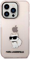 Karl Lagerfeld IML Choupette NFT Back Cover for iPhone 14 Pro Pink - Phone Cover