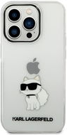 Handyhülle Karl Lagerfeld IML Choupette NFT Back Cover für iPhone 14 Pro - Transparent - Kryt na mobil