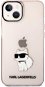 Karl Lagerfeld IML Choupette NFT hátlapi borító iPhone 14 Pink készülékhez - Telefon tok