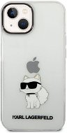 Karl Lagerfeld IML Choupette NFT Zadný Kryt pre iPhone 14 Transparent - Kryt na mobil