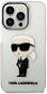 Karl Lagerfeld IML Ikonik NFT Zadný Kryt pre iPhone 14 Pro Transparent - Kryt na mobil