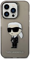 Karl Lagerfeld IML Ikonik NFT Back Cover for iPhone 14 Pro Max Black - Phone Cover