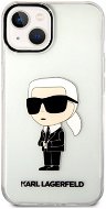 Karl Lagerfeld IML Ikonik NFT Zadný Kryt pre iPhone 14 Transparent - Kryt na mobil
