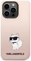 Karl Lagerfeld Liquid Silicone Choupette NFT Back Cover für iPhone 14 Pro - Rosa - Handyhülle