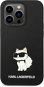 Karl Lagerfeld Liquid Silicone Choupette NFT iPhone 14 Pro fekete hátlap tok - Telefon tok
