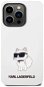 Karl Lagerfeld Liquid Silicone Choupette NFT Back Cover für iPhone 14 Pro - Weiß - Handyhülle