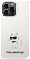 Karl Lagerfeld Liquid Silicone Choupette NFT Back Cover for iPhone 13 Pro Max White - Phone Cover