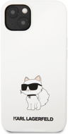 Karl Lagerfeld Liquid Silicone Choupette NFT Back Cover for iPhone 13 White - Phone Cover