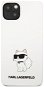 Karl Lagerfeld Liquid Silicone Choupette NFT Back Cover für iPhone 13 - Weiß - Handyhülle
