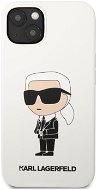 Karl Lagerfeld folyékony szilikon Ikonik NFT hátlap iPhone 13 Fehér - Telefon tok