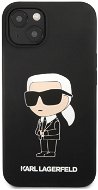 Karl Lagerfeld Liquid Silicone Ikonik NFT iPhone 13 Black tok - Telefon tok