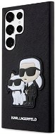 Karl Lagerfeld PU Saffiano Karl and Choupette NFT Zadní Kryt pro Samsung Galaxy S23 Ultra Black - Phone Cover
