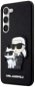 Karl Lagerfeld PU Saffiano Karl and Choupette NFT Back Cover für Samsung Galaxy S23 - schwarz - Handyhülle