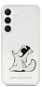 Karl Lagerfeld PC/TPU Choupette Eat Zadní Kryt pro Samsung Galaxy S23 Transparent - Phone Cover